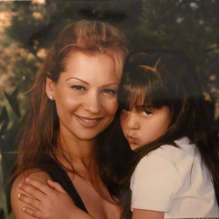 An old picture of Rose Mendez with her famous daughter, Alexa Demie. 